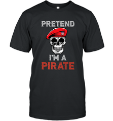 Pretend I'm A Pirate Tee Funny Halloween Party Costume Gift Men's T-Shirt Men's T-Shirt - HHHstores