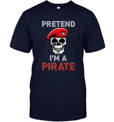 Pretend I'm A Pirate Tee Funny Halloween Party Costume Gift Men's T-Shirt Men's T-Shirt - HHHstores