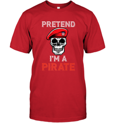 Pretend I'm A Pirate Tee Funny Halloween Party Costume Gift Men's T-Shirt Men's T-Shirt - HHHstores