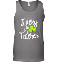 Teacher St. Patrick's Day Shirt, Lucky To Be A Teacher Men's Tank Top Men's Tank Top - HHHstores