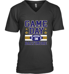 NFL Baltimore MD. Game Day Football Home Team Men's V-Neck Men's V-Neck - HHHstores