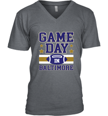 NFL Baltimore MD. Game Day Football Home Team Men's V-Neck Men's V-Neck - HHHstores