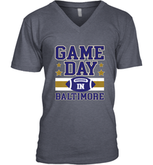 NFL Baltimore MD. Game Day Football Home Team Men's V-Neck Men's V-Neck - HHHstores