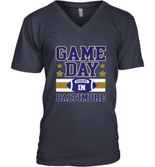 NFL Baltimore MD. Game Day Football Home Team Men's V-Neck Men's V-Neck - HHHstores