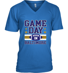 NFL Baltimore MD. Game Day Football Home Team Men's V-Neck Men's V-Neck - HHHstores