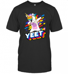 Colorful Dabbing Dancing Unicorn Celebration Yeet Men's T-Shirt Men's T-Shirt - HHHstores