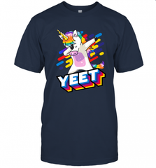 Colorful Dabbing Dancing Unicorn Celebration Yeet Men's T-Shirt Men's T-Shirt - HHHstores