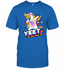 Colorful Dabbing Dancing Unicorn Celebration Yeet Men's T-Shirt Men's T-Shirt - HHHstores