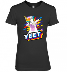 Colorful Dabbing Dancing Unicorn Celebration Yeet Women's Premium T-Shirt Women's Premium T-Shirt - HHHstores