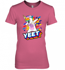 Colorful Dabbing Dancing Unicorn Celebration Yeet Women's Premium T-Shirt Women's Premium T-Shirt - HHHstores
