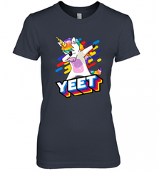 Colorful Dabbing Dancing Unicorn Celebration Yeet Women's Premium T-Shirt Women's Premium T-Shirt - HHHstores