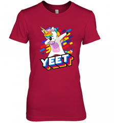 Colorful Dabbing Dancing Unicorn Celebration Yeet Women's Premium T-Shirt Women's Premium T-Shirt - HHHstores