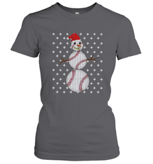 UGLY CHRISTMAS Baseball Snowman Holiday Santa Funny Men Gift Women's T-Shirt Women's T-Shirt - HHHstores