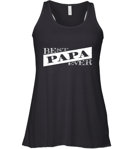 Best Papa Ever  Father's Day Women's Racerback Tank Women's Racerback Tank / Black / XS Women's Racerback Tank - HHHstores