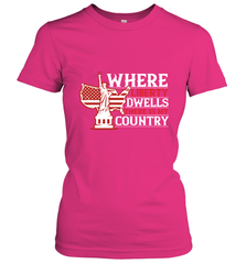 Where liberty dwells, there is my country 01 Women's T-Shirt Women's T-Shirt - HHHstores