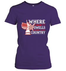 Where liberty dwells, there is my country 01 Women's T-Shirt Women's T-Shirt - HHHstores