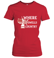 Where liberty dwells, there is my country 01 Women's T-Shirt Women's T-Shirt - HHHstores