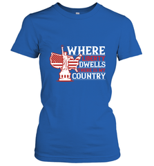 Where liberty dwells, there is my country 01 Women's T-Shirt Women's T-Shirt - HHHstores