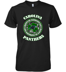 NFL Carolina Panthers Logo Happy St Patrick's Day Men's Premium T-Shirt