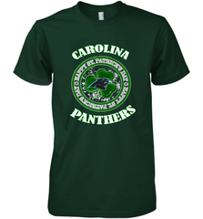 NFL Carolina Panthers Logo Happy St Patrick's Day Men's Premium T-Shirt Men's Premium T-Shirt - HHHstores