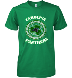 NFL Carolina Panthers Logo Happy St Patrick's Day Men's Premium T-Shirt