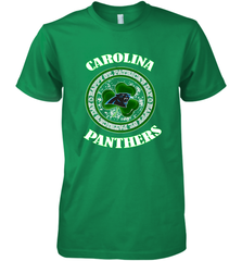 NFL Carolina Panthers Logo Happy St Patrick's Day Men's Premium T-Shirt Men's Premium T-Shirt - HHHstores