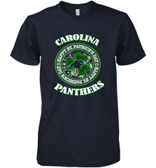 NFL Carolina Panthers Logo Happy St Patrick's Day Men's Premium T-Shirt Men's Premium T-Shirt - HHHstores