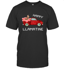 Happy Llamatine funny Valentine Day Llama costume Men's T-Shirt Men's T-Shirt - HHHstores