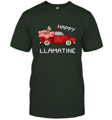Happy Llamatine funny Valentine Day Llama costume Men's T-Shirt Men's T-Shirt - HHHstores