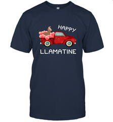 Happy Llamatine funny Valentine Day Llama costume Men's T-Shirt Men's T-Shirt - HHHstores