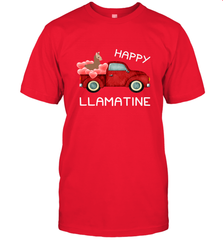 Happy Llamatine funny Valentine Day Llama costume Men's T-Shirt Men's T-Shirt - HHHstores