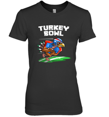 Cool Turkey Bowl _ Funny Thanksgiving Football Player Gift Women's Premium T-Shirt Women's Premium T-Shirt - HHHstores