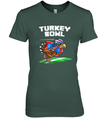 Cool Turkey Bowl _ Funny Thanksgiving Football Player Gift Women's Premium T-Shirt Women's Premium T-Shirt - HHHstores