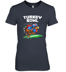 Cool Turkey Bowl _ Funny Thanksgiving Football Player Gift Women's Premium T-Shirt Women's Premium T-Shirt - HHHstores