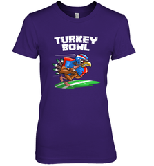 Cool Turkey Bowl _ Funny Thanksgiving Football Player Gift Women's Premium T-Shirt Women's Premium T-Shirt - HHHstores