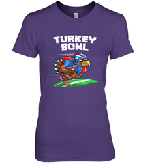 Cool Turkey Bowl _ Funny Thanksgiving Football Player Gift Women's Premium T-Shirt Women's Premium T-Shirt - HHHstores