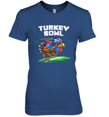 Cool Turkey Bowl _ Funny Thanksgiving Football Player Gift Women's Premium T-Shirt Women's Premium T-Shirt - HHHstores