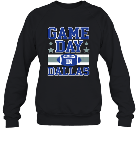 NFL Dallas Texas Game Day Football Home Team Crewneck Sweatshirt Crewneck Sweatshirt / Black / S Crewneck Sweatshirt - HHHstores