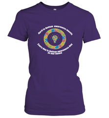 April is autism awareness month , Every day is Autism awareness day in our home AutismT shirt Women's T-Shirt Women's T-Shirt - HHHstores