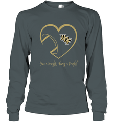 UCF Knights Football Inside Heart  Team  Apparel Long Sleeve T-Shirt Long Sleeve T-Shirt - HHHstores