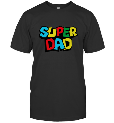 Super Dad like a Mario's classic bros vintage and classic Men's T-Shirt Men's T-Shirt / Black / S Men's T-Shirt - HHHstores