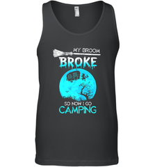 My Broom Broke So Now I Go Camping Camping Lover Gift Men's Tank Top Men's Tank Top - HHHstores