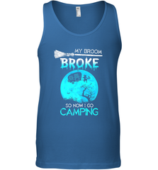 My Broom Broke So Now I Go Camping Camping Lover Gift Men's Tank Top Men's Tank Top - HHHstores