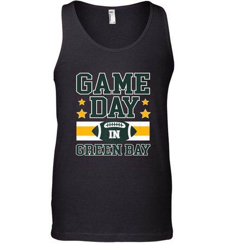 NFL Green Bay WI. Game Day Football Home Team Men's Tank Top Men's Tank Top / Black / XS Men's Tank Top - HHHstores