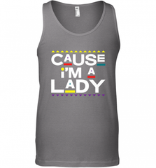 Cause I'm A Lady Damn Gina T Shirt 90s TV Show Men Funny Men's Tank Top Men's Tank Top - HHHstores