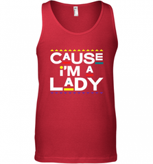 Cause I'm A Lady Damn Gina T Shirt 90s TV Show Men Funny Men's Tank Top Men's Tank Top - HHHstores