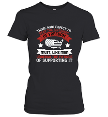 Those who expect to reap the blessings of freedom, must, like men, undergo the fatigue of supporting it 01 Women's T-Shirt Women's T-Shirt - HHHstores