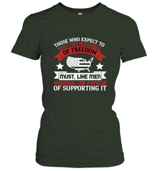 Those who expect to reap the blessings of freedom, must, like men, undergo the fatigue of supporting it 01 Women's T-Shirt Women's T-Shirt - HHHstores
