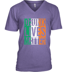 Drunk Lives Matter Irish Flag St Patricks Day Men's V-Neck Men's V-Neck - HHHstores
