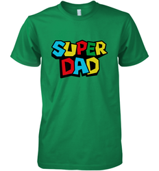 Super Dad like a Mario's classic bros vintage and classic Men's Premium T-Shirt